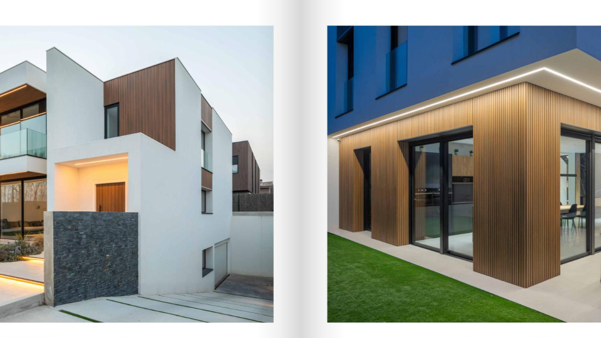 Une façade éco-conçue : le rôle du bois composite dans la construction circulaire